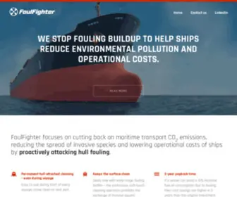 Foulfighter.com(Proactively Attacking Hull Fouling) Screenshot