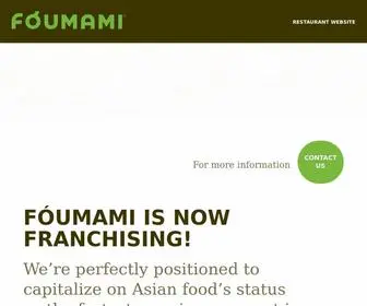 Foumamifranchise.com(Fóumami) Screenshot