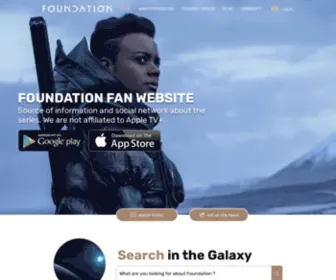 Foundation-TV-Show.com(Foundation Fan Website) Screenshot