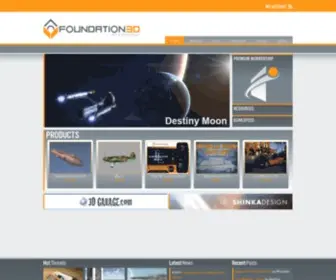 Foundation3D.com(Foundation 3D) Screenshot