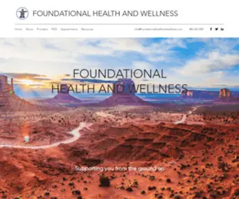 Foundationalhealthandwellness.com(Functional Medicine) Screenshot