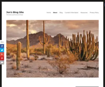 Foundationalhope.com(Jon's Blog Site) Screenshot
