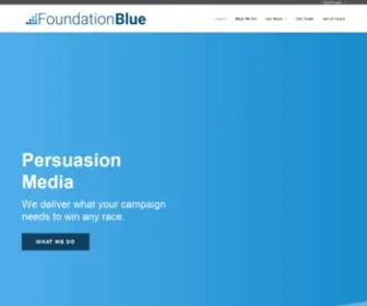 Foundationbluemedia.com(Democratic & Progressive Media Agency) Screenshot