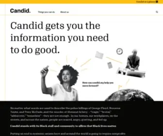 Foundationcenter.org(Foundation Center and GuideStar are now Candid) Screenshot