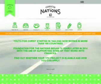 Foundationforthenations.org(Foundation for the Nations) Screenshot