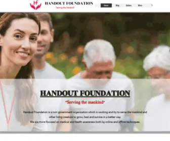 Foundationhandout.com(Handout Foundation) Screenshot