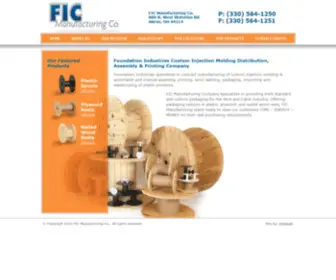 Foundationind.com(FIC Manufacturing Co) Screenshot