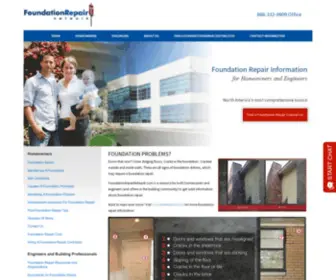 Foundationrepairnetwork.com(Foundation Repair and Repair Contractors) Screenshot