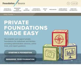 Foundationsource.com(Foundation source) Screenshot