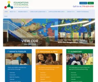 Foundationsschool.com(Nationally accredited programs for all ages) Screenshot