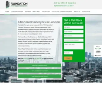 Foundationsurveyors.com(Chartered Surveyors London) Screenshot