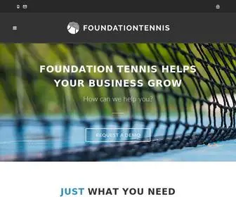 Foundationtennis.com(Foundation Tennis Home) Screenshot