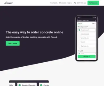 Foundconcrete.com.au(Found Concrete) Screenshot