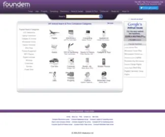 Foundem.co.uk(Search and Compare Prices for Electronics) Screenshot