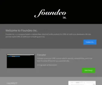 Foundeo.com(ColdFusion Consulting and Products) Screenshot