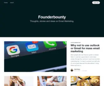 Founderbounty.com(Entrepreneur courses and mentorship to start your own startup business or side hustle) Screenshot