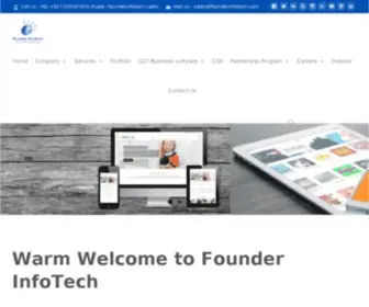 Founderinfotech.com(Consulting) Screenshot