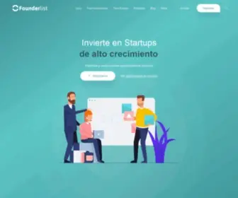 Founderlist.la(Invierte en Startups latinoamericanas de alto impacto) Screenshot