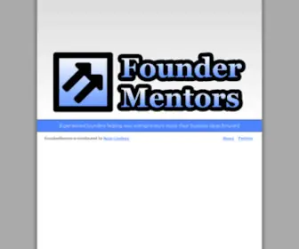 Foundermentors.com(Foundermentors) Screenshot