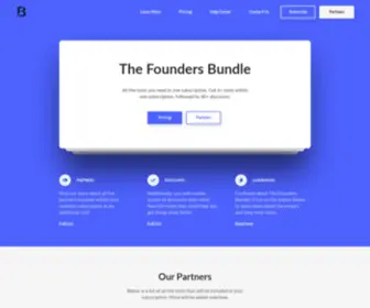 Foundersbundle.com(The Founders Bundle) Screenshot