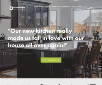 Founderschoice.com(Founder's Choice Kitchen Cabinets & Countertops) Screenshot