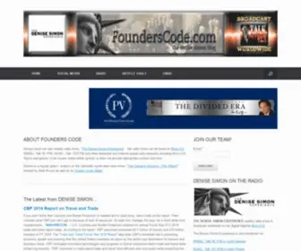 Founderscode.com(The DENISE SIMON EXPERIENCE) Screenshot