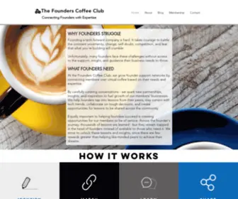 Founderscoffeeclub.com(The Founders Coffee Club) Screenshot