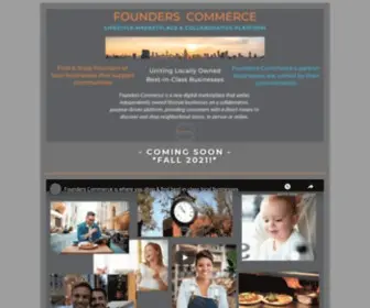 Founderscommerce.com(FOUNDERS COMMERCE Home) Screenshot