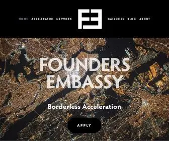 Foundersembassy.com(Founders Embassy) Screenshot