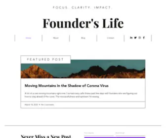 Foundershaven.com(Founder's Life) Screenshot