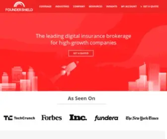 Foundershield.com(Founder Shield) Screenshot