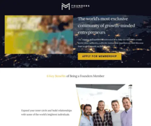Foundersmastermind.com(Founders Mastermind) Screenshot