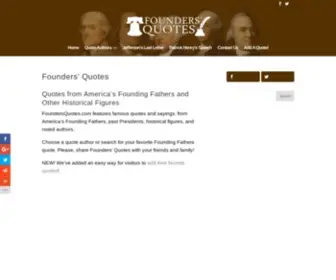 Foundersquotes.com(Founders' Quotes) Screenshot