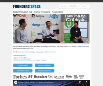 Foundersspace.com(Founders Space) Screenshot