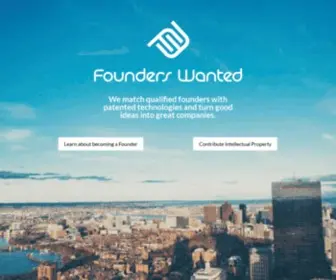 Founderswanted.com(Founders Wanted) Screenshot