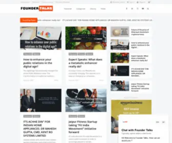 Foundertalks.pro(Startup News) Screenshot