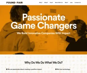 Foundfair.de(We build innovative companies with impact) Screenshot