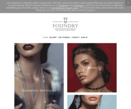 Foundryfinejewelry.com(The Foundry) Screenshot