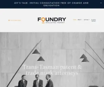 Foundryip.com.au(Foundry Intellectual Property) Screenshot