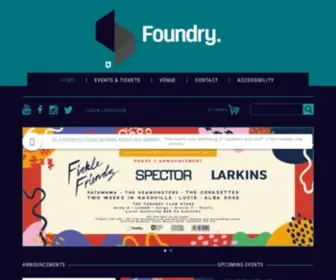 Foundrysu.com(Foundry Sheffield) Screenshot
