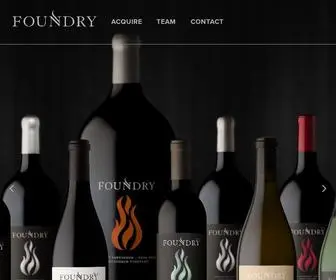 Foundrywines.com(Foundry Wines) Screenshot