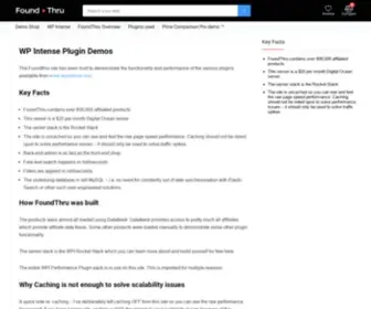 Foundthru.com(A demo site of the plugins by WP Intense) Screenshot