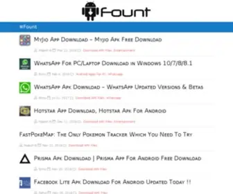 Fount.in(Android & Windows OS Tutorials & Downloads) Screenshot