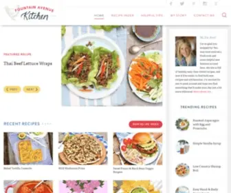 Fountainavenuekitchen.com(Healthy, Easy, Time-Tested Recipes) Screenshot