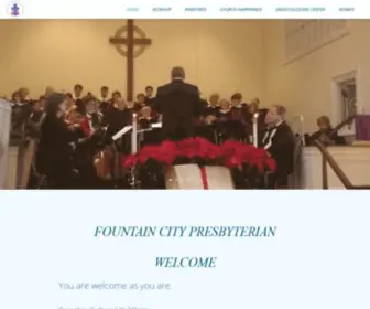 Fountaincitypres.org(Virtual Worship Resources) Screenshot
