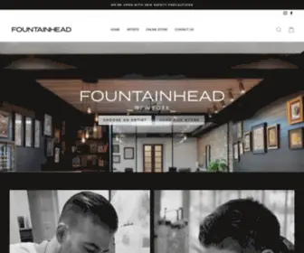 Fountainheadny.com(Long Island Tattoo Shop) Screenshot