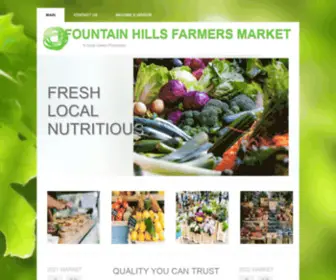 Fountainhillsfarmersmarket.com(Main) Screenshot