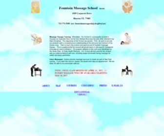 Fountainmassageschool.org(Houston's Finest MT School) Screenshot