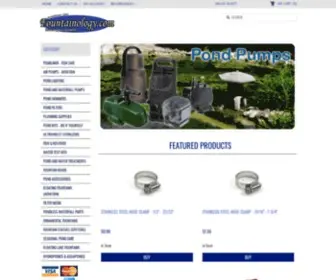 Fountainology.com(Pond Pumps) Screenshot