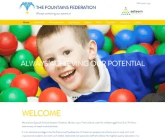 Fountainsfederation.co.uk(The Fountains Federation) Screenshot